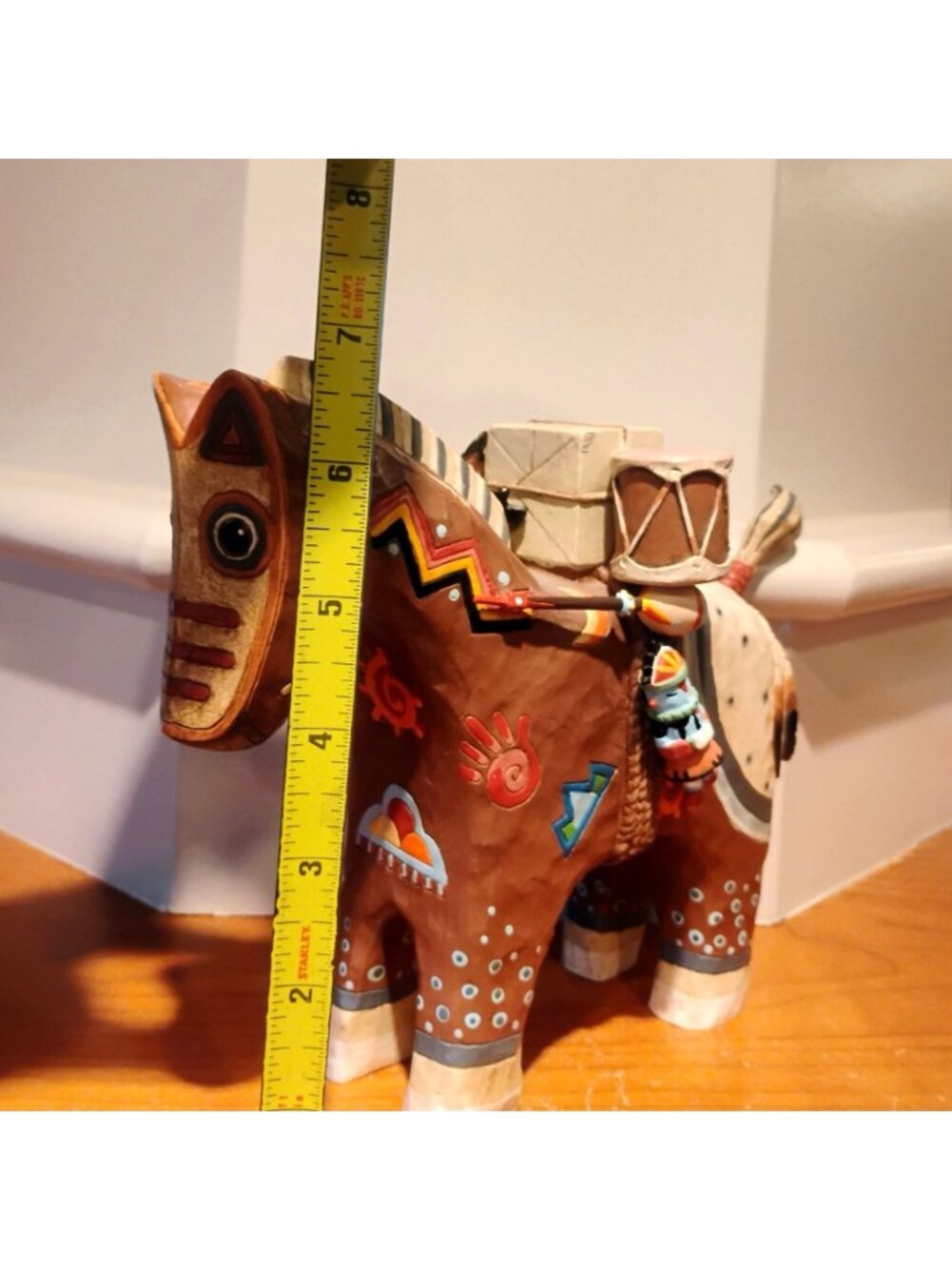 Robert Shields Storyteller Horse Figurine Large 7" Tall Resin Southwest Western - Picture 6 of 13